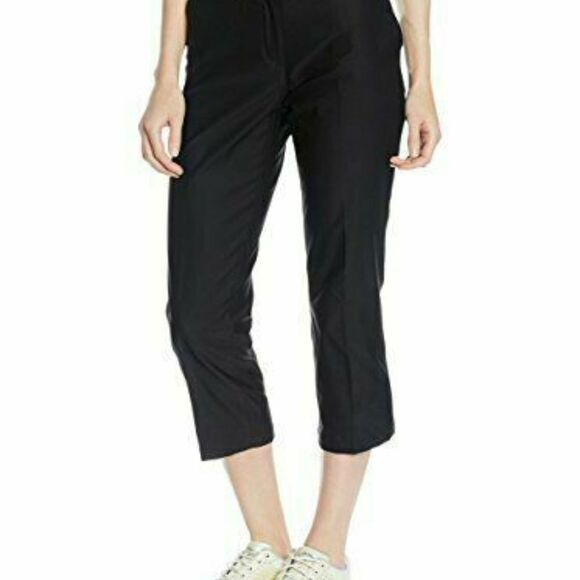 Nike Golf Black Tournament Dri Fit Crop Pants Sz 4 - Picture 7 of 7